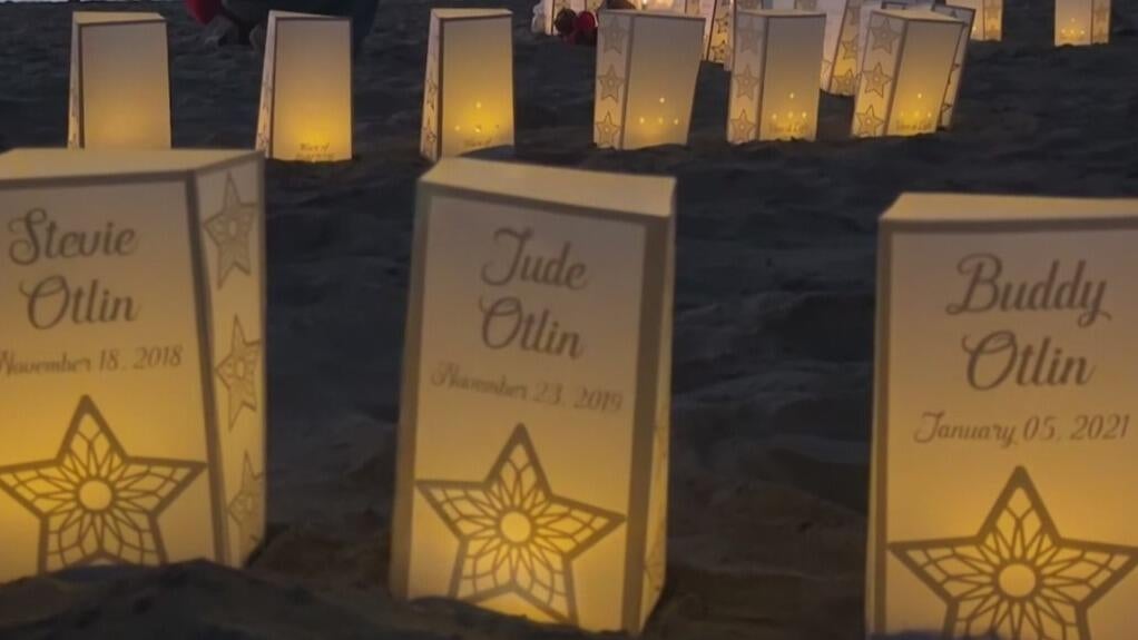 At San Francisco's Baker Beach, a wave of light honors babies lost too soon — CBS Bay Area (KPIX), Estero Community news