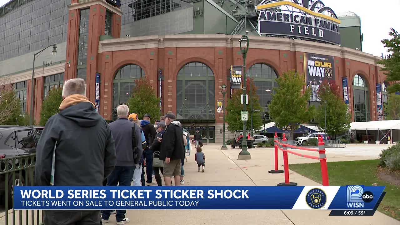 Brewers fans shocked by high World Series ticket prices — WISN 12 Milwaukee, Estero Sports news