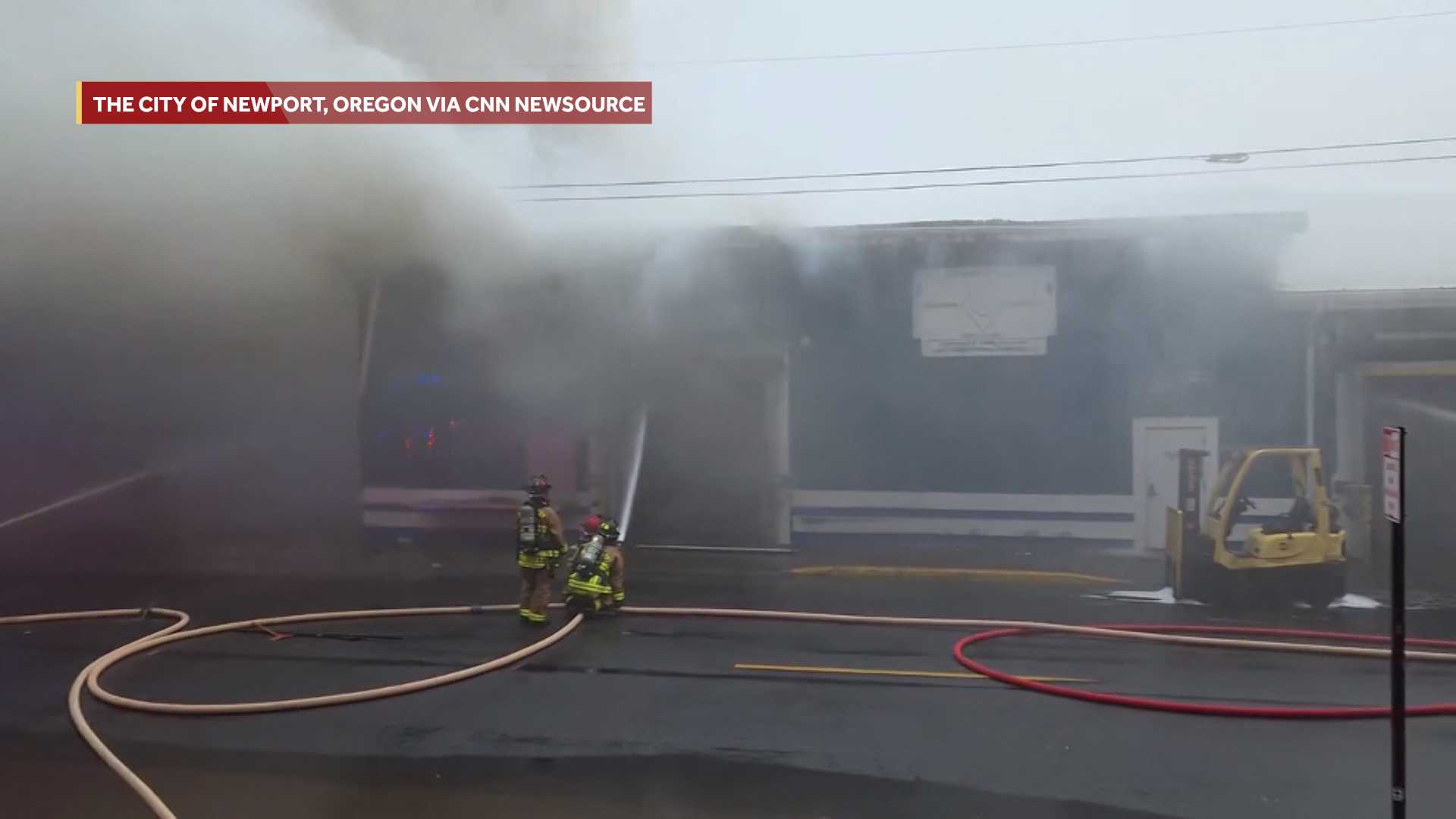 Possible ammonia contamination prompts evacuations after Oregon seafood plant fire, officials say — WESH 2 Orlando, Estero Schools news