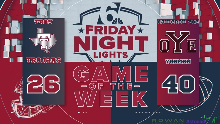 Friday Night Lights Game of the Week | Troy vs. Cameron Yoe — KCEN (Central Texas), Estero Sports news