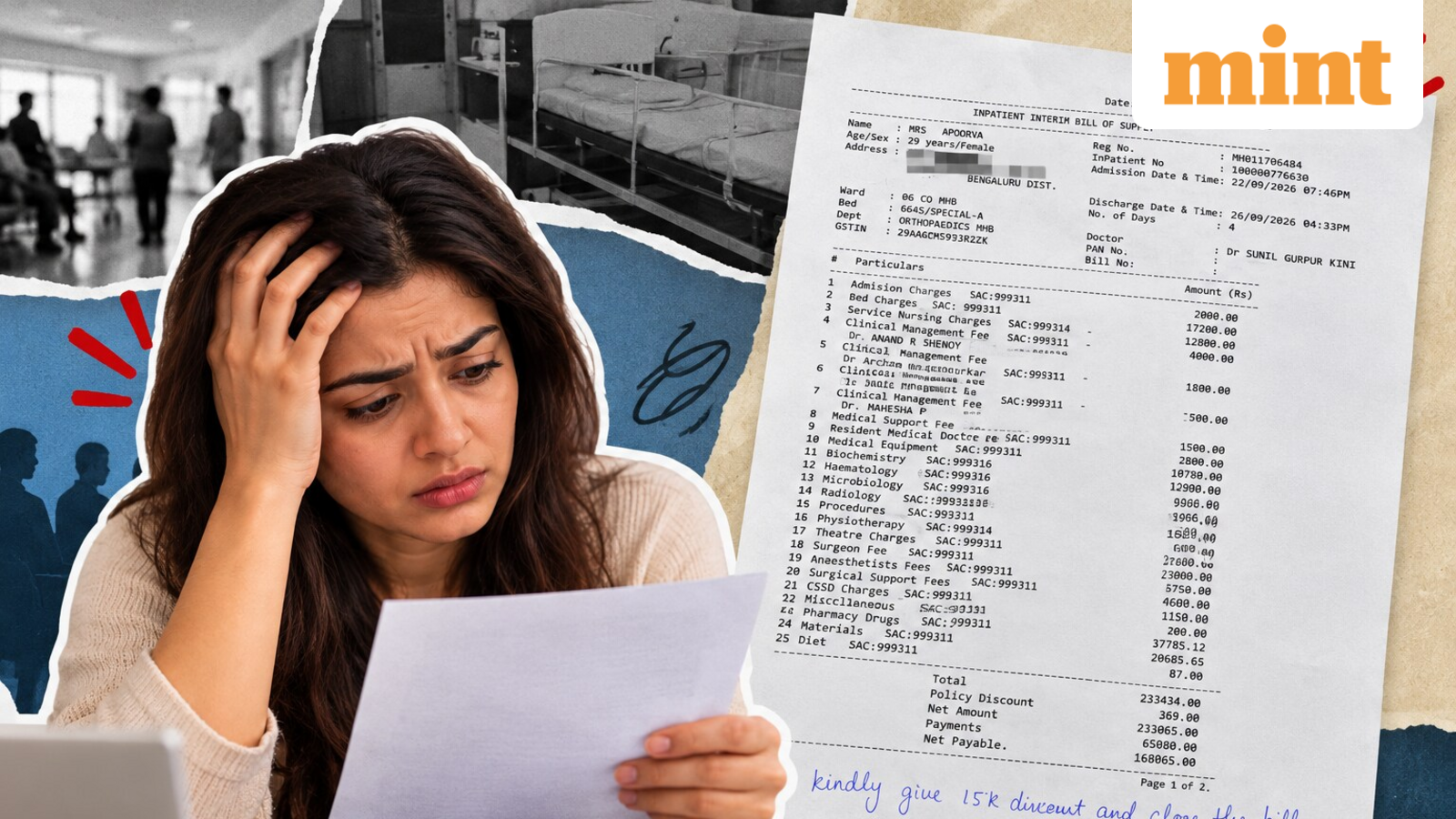 ₹2.33 lakh hospital bill despite alleged service failures: What rights do patients' have? — Mint India, Estero Health news