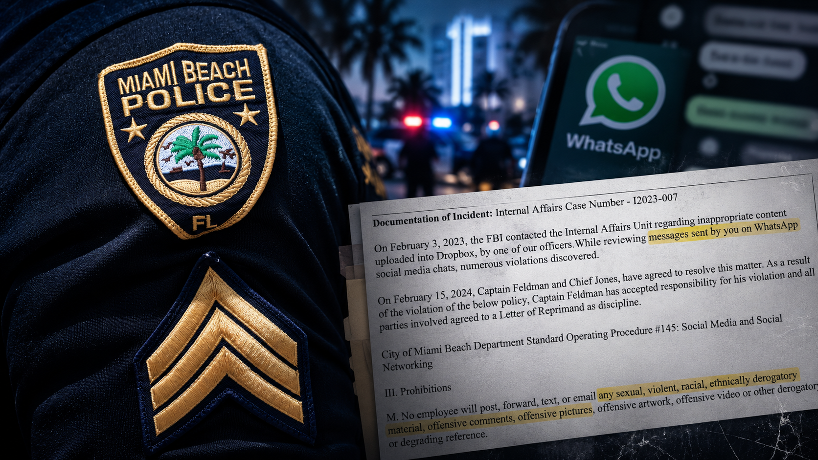 Miami Beach cops shared child sexual abuse material, Internal Affairs report finds — Miami New Times, Estero Dining news